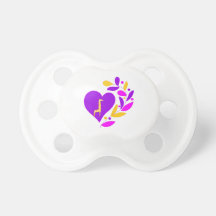 Giraffe Heart Pacifiers