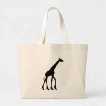 Giraffe in High Heels Canvas Bag
