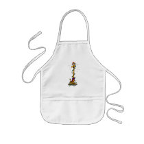 Giraffe in lights on sled aprons