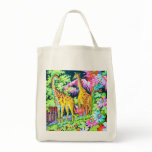 Giraffe Jungle Organic Grocery Bag