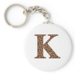 Giraffe K Key Chain