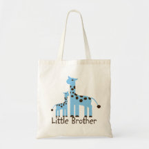 Giraffe Little Brother Canvas Bags