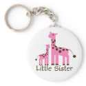Giraffe Little Sister keychains