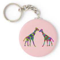 Giraffe Luv Keychains