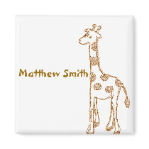Giraffe Magnets