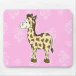 Giraffe mousepad Pink