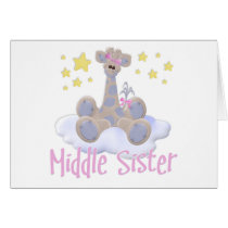 Giraffe on a Cloud Middle Sister Cards