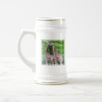 Giraffe Pair Beer Stein Mugs