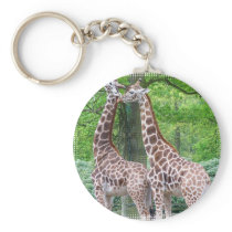 Giraffe Pair Keychain