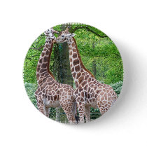 Giraffe Pair Round Button