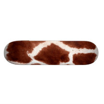 Giraffe Pattern Animal Print Skateboard