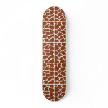 Giraffe Pattern. Brown. Skate Decks