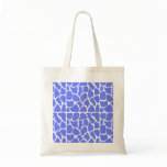 Giraffe Pattern. Cornflower Blue. Tote Bag