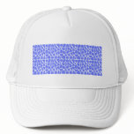 Giraffe Pattern. Cornflower Blue. Hat
