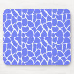 Giraffe Pattern. Cornflower Blue. Mouse Pads