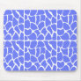 Giraffe Pattern. Cornflower Blue. Mouse Pads