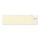 Giraffe Pattern. Cream Color Bumper Stickers