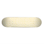 Giraffe Pattern. Cream Colour Skateboard