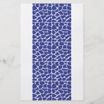 Giraffe Pattern. Dark Blue. Custom Flyer
