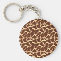 Giraffe Pattern Key Chain