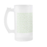 Giraffe Pattern. Mint Green. Mug