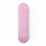 Giraffe Pattern. Pale Pink. Skate Board Decks