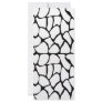 Giraffe Pattern. White and Black. Custom Rack Card