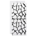 Giraffe Pattern. White and Black. rack cards
