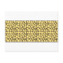 Giraffe Pattern. Yellow & Black. Postcards