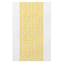 Giraffe Pattern. Yellow. Flyer