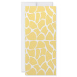 Giraffe Pattern. Yellow. rack cards