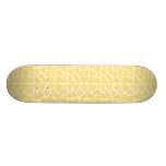 Giraffe Pattern. Yellow. Skate Deck