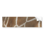 Giraffe Patterned Bumper Sticker