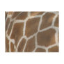 Giraffe Patterned Postcard