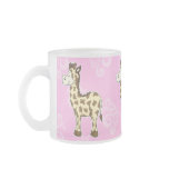 Giraffe Pink mug