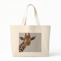 Giraffe Portrait Tote Bag