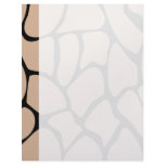 Giraffe Print, Light Beige Brown Pattern. Custom letterhead