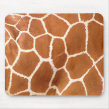 Giraffe Print Mouse Pads