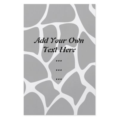 Giraffe Print Pattern. Animal Print Design, Black Full Color Flyer by Graphics_By_Metarla