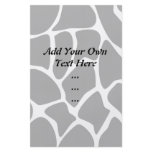 Giraffe Print Pattern. Animal Print Design, Black Full Color Flyer