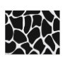 Giraffe Print Pattern. Animal Print Design, Black Personalized Flyer