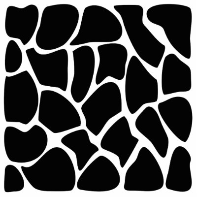 Giraffe Print Pattern. Animal Print Design, Black Photo Cutouts by Graphics_By_Metarla