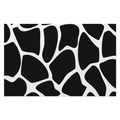 Giraffe Print Pattern. Animal Print Design, Black Stationery Paper by Graphics_By_Metarla