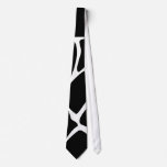 Giraffe Print Pattern. Animal Print Design, Black Custom Tie