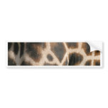 Giraffe Print Pattern Bumper Sticker