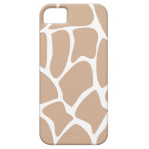 Giraffe Print Pattern in Beige.