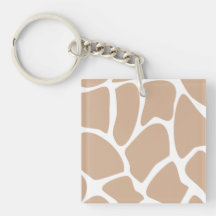 Giraffe Print Pattern in Beige.
