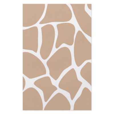 Giraffe Print Pattern in Beige. Flyers by Graphics_By_Metarla