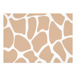 Giraffe Print Pattern in Beige. Invites