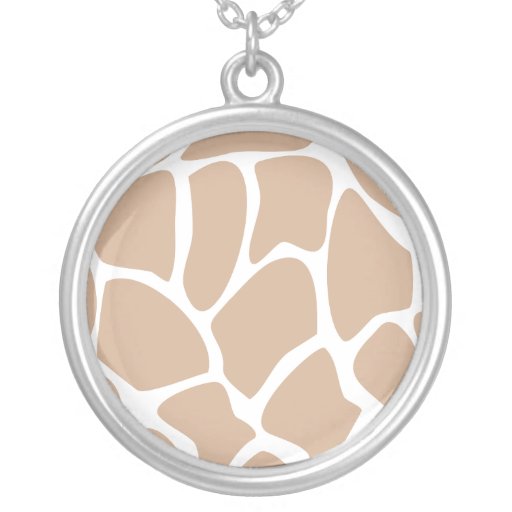 Giraffe Print Pattern in Beige. Jewelry